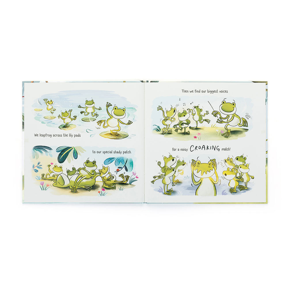 JellyCat A Fantastic Day For Finnegan Frog Book-JellyCat-Little Giant Kidz