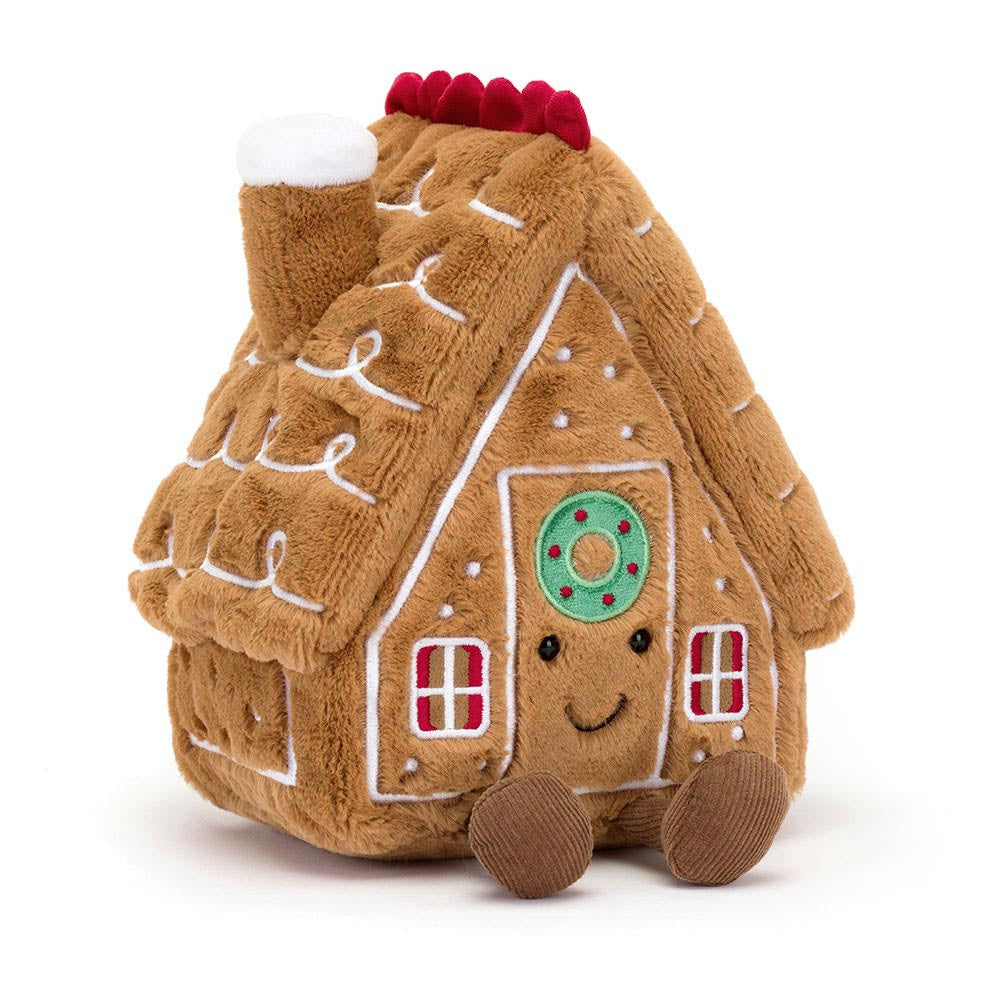 JellyCat Amuseables Gingerbread House-JellyCat-Little Giant Kidz