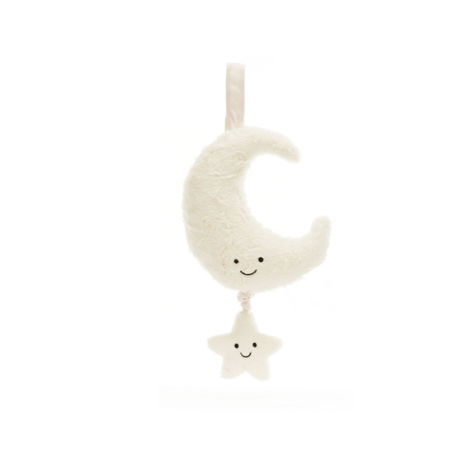 JellyCat Amuseables Moon Musical Pull-JellyCat-Little Giant Kidz