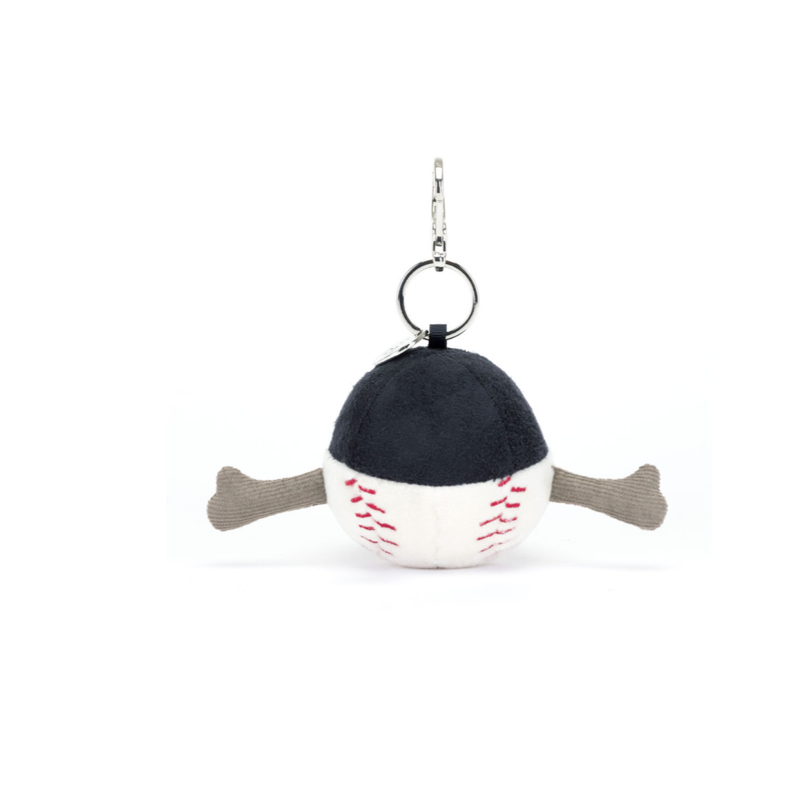 JellyCat Amuseables Sports Baseball Bag Charm-JellyCat-Little Giant Kidz