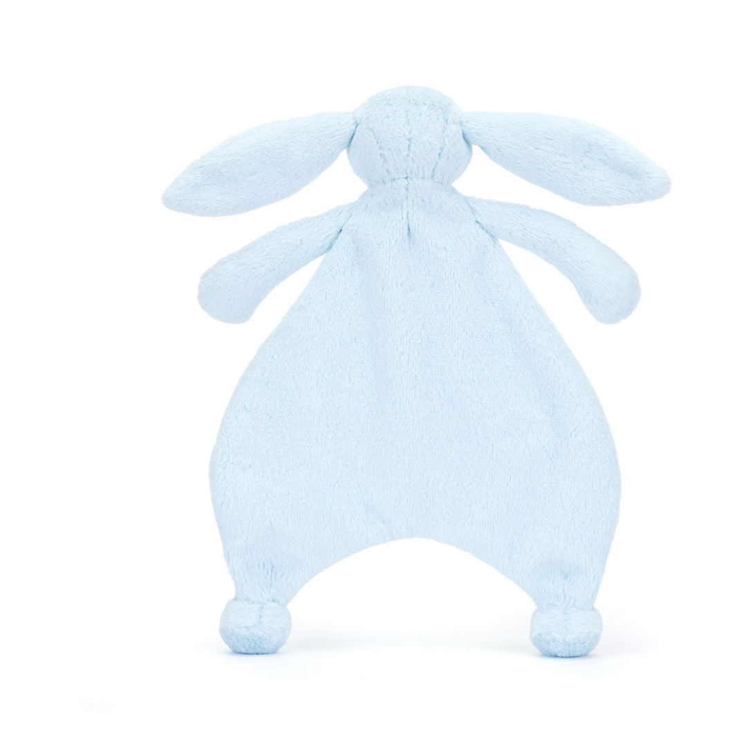 JellyCat Bashful Bunny Comforter - Blue-JellyCat-Little Giant Kidz