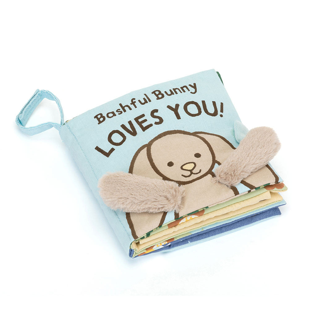 JellyCat Bashful Bunny Loves You Book-JellyCat-Little Giant Kidz