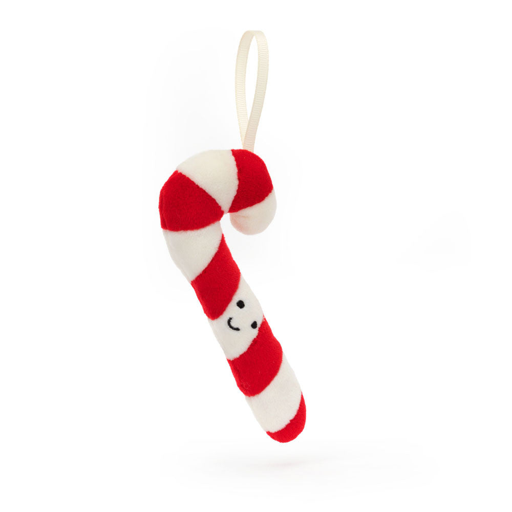 JellyCat Candy Cane Decoration Ornament-JellyCat-Little Giant Kidz