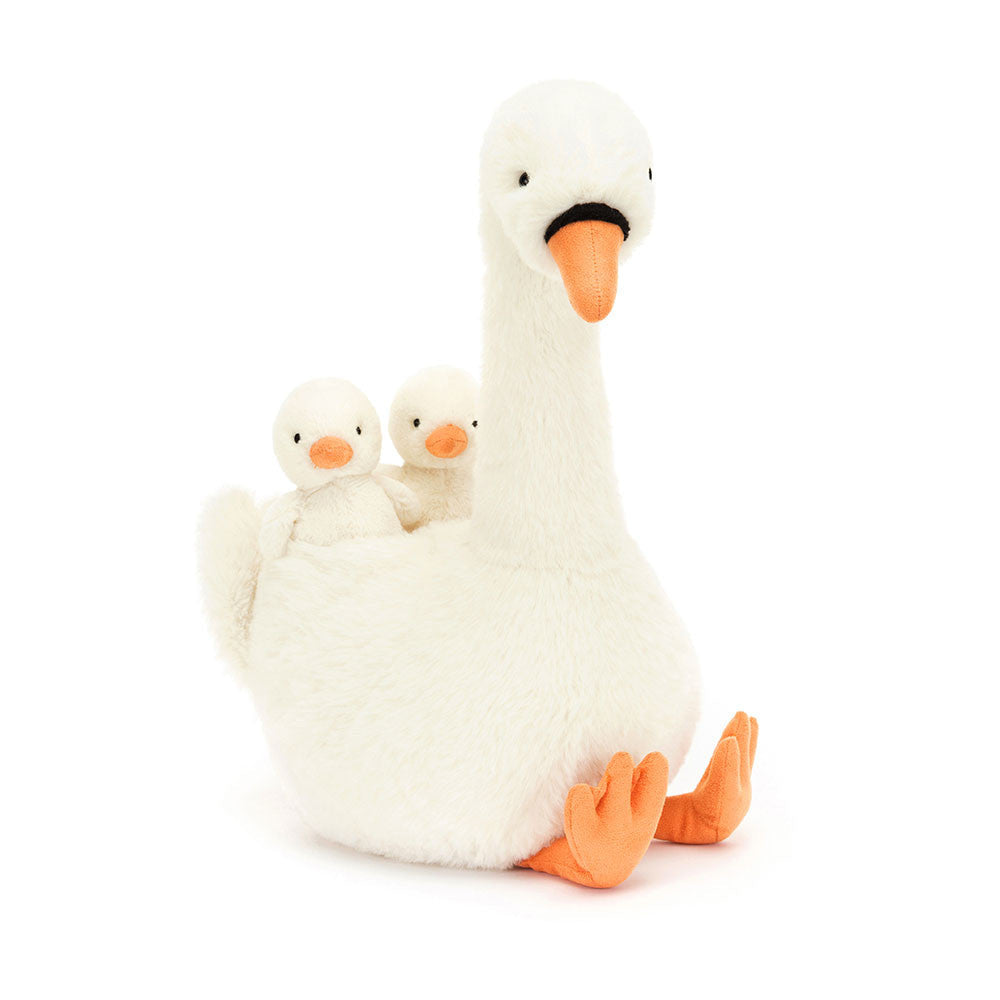 JellyCat Featherful Swan-JellyCat-Little Giant Kidz