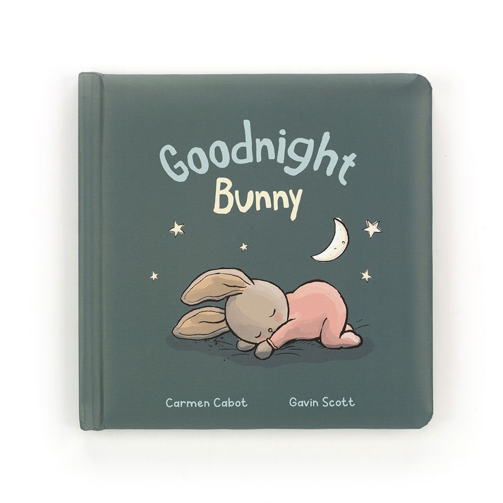 JellyCat Goodnight Bunny Book (Board Book)-JellyCat-Little Giant Kidz