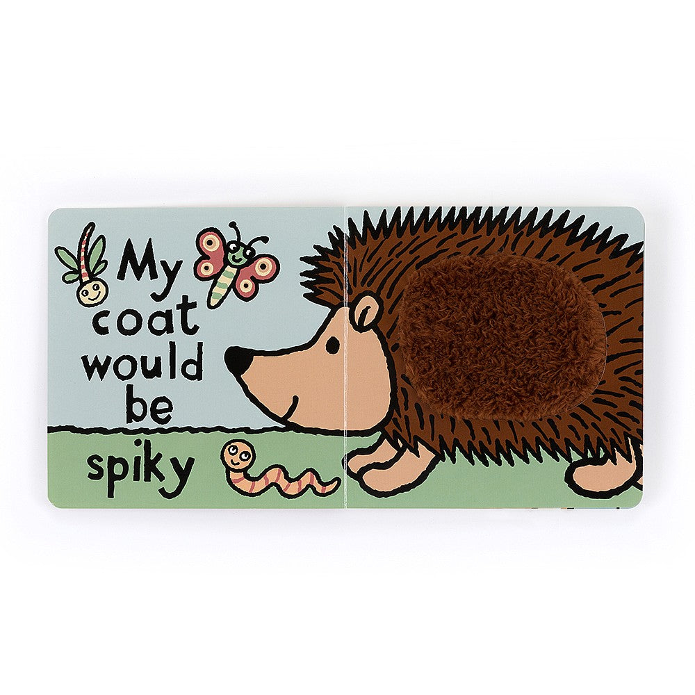 JellyCat If I Were A Hedgehog Book (Coral)-JellyCat-Little Giant Kidz