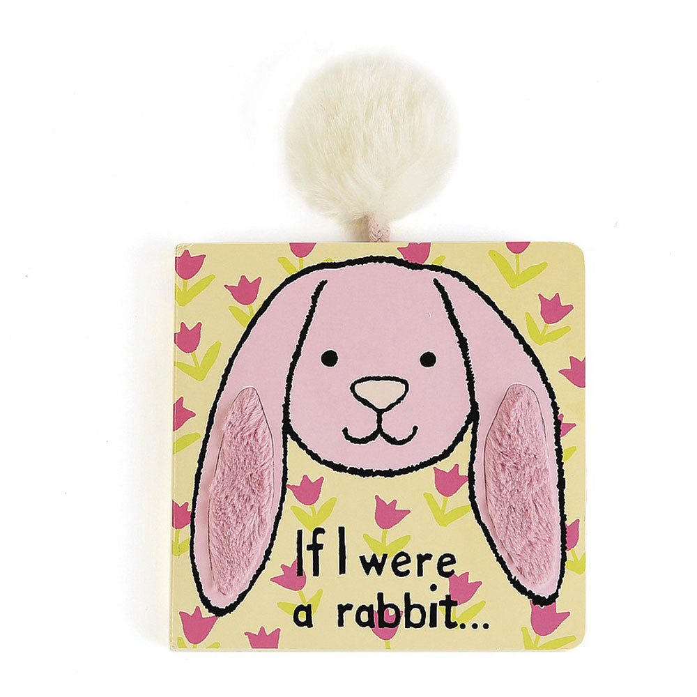 JellyCat If I Were A Rabbit Book (Tulip Pink)-JellyCat-Little Giant Kidz