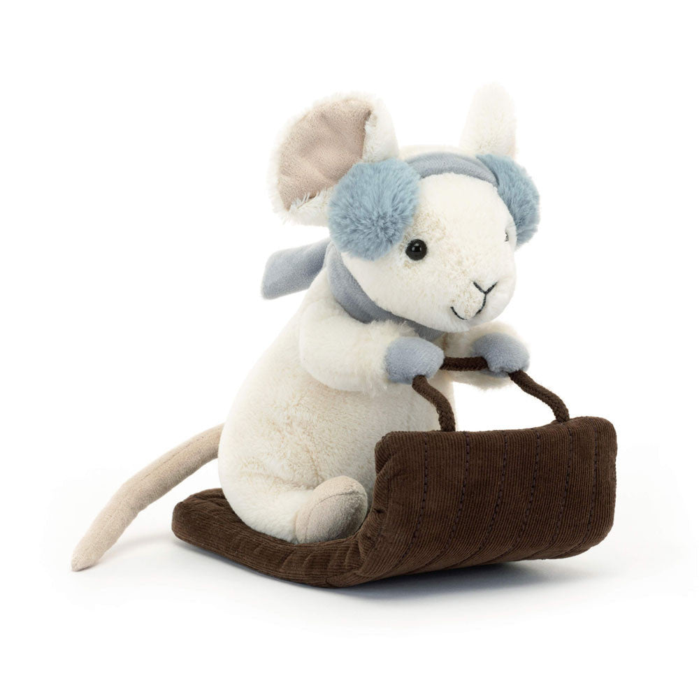 JellyCat Merry Mouse Sleighing-JellyCat-Little Giant Kidz