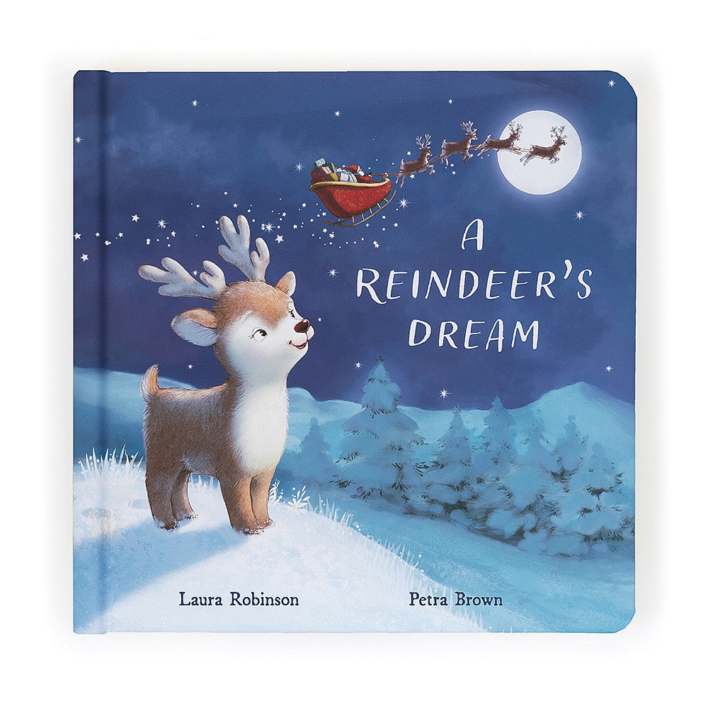 JellyCat Mitzi Reindeer’s Dream Book-JellyCat-Little Giant Kidz