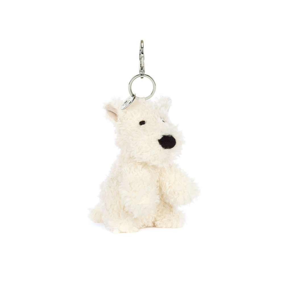 JellyCat Munro Scottie Dog Bag Charm-JellyCat-Little Giant Kidz