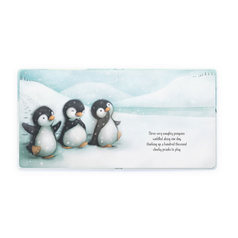 JellyCat The Naughty Penguins Book-JellyCat-Little Giant Kidz