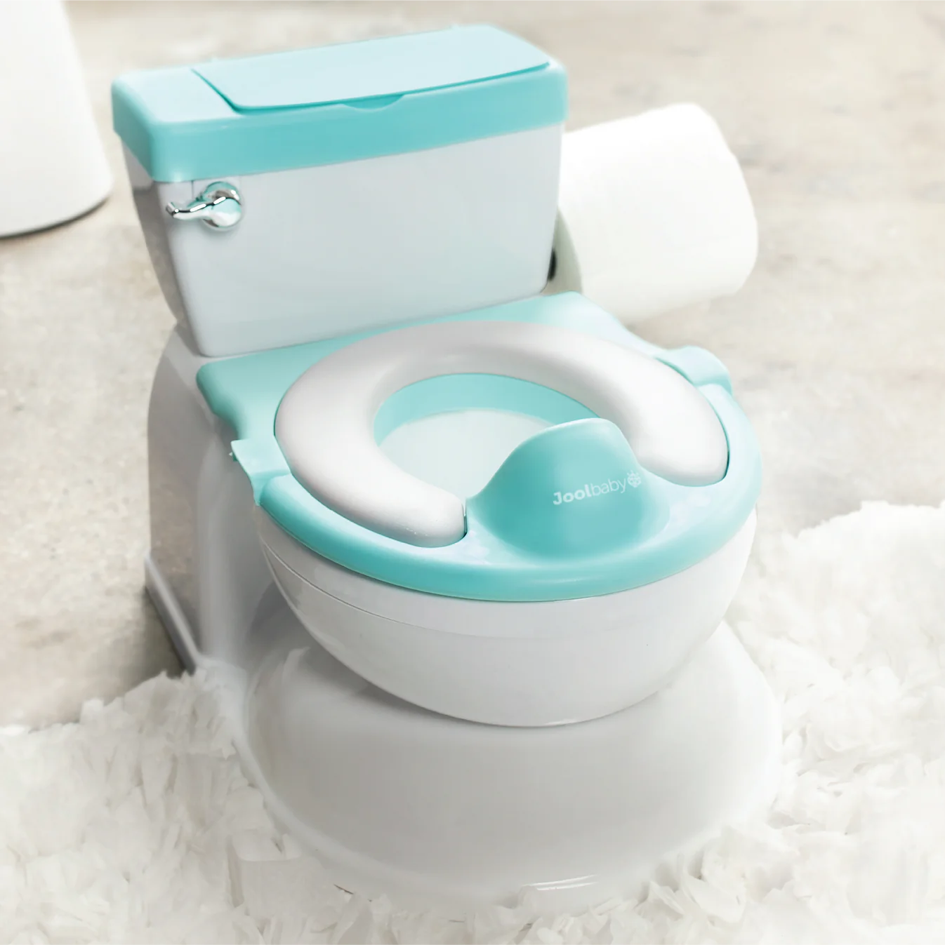 Jool Baby Real Feel Potty Chair - Gray-Joolbaby-Little Giant Kidz