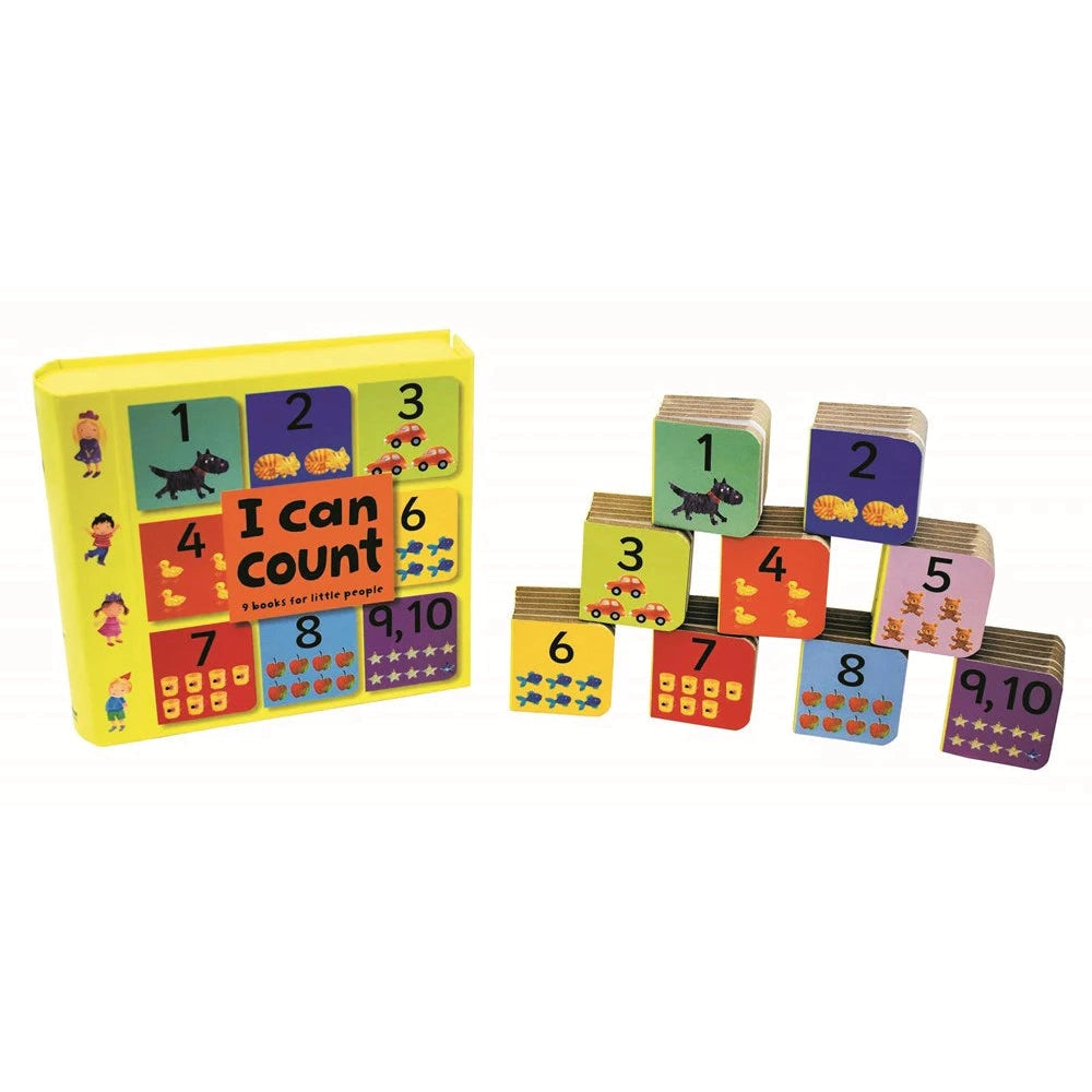 Kane Miller: I Can Count: 9 Mini Board Books Set-EDC-USBORNE-Little Giant Kidz