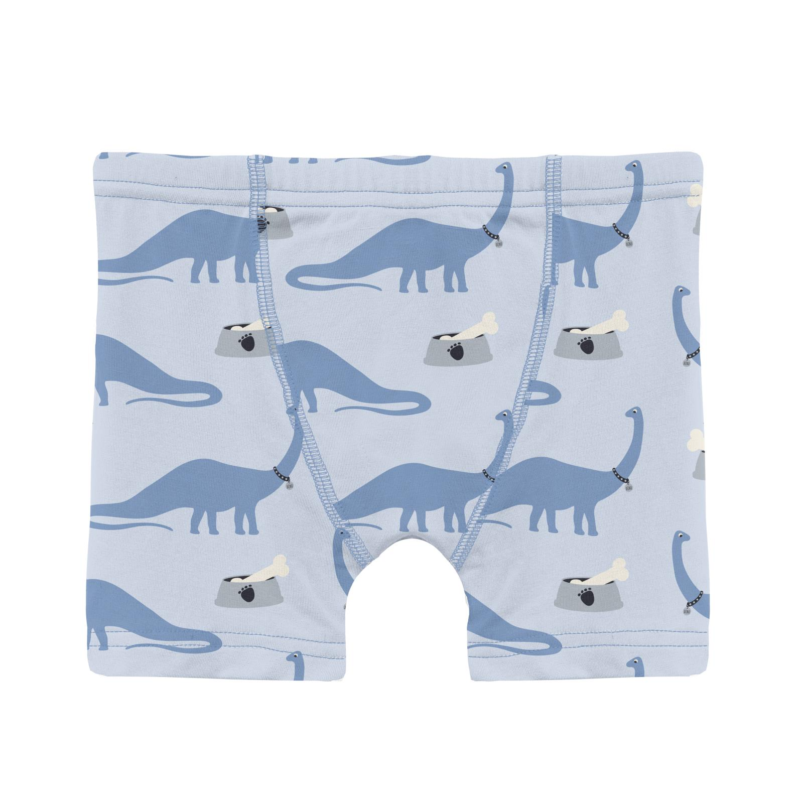 Kickee Pants Dew Pet Dino Print Boy's Boxer Brief-Kickee Pants-Little Giant Kidz