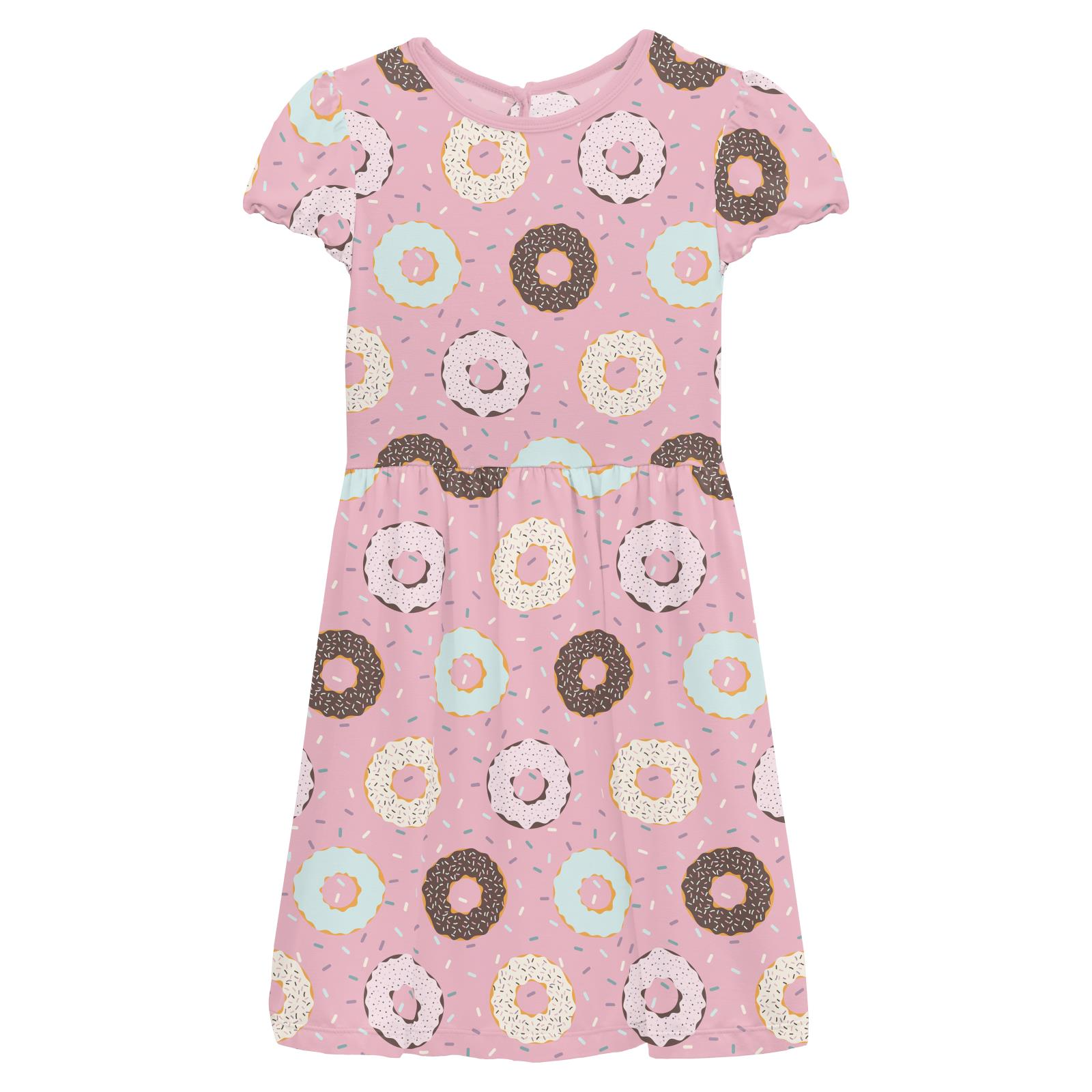 Kickee Pants Flutter Sleeve Twirl Dress with Pockets- Cake Pop Donuts and Sprinkles-Kickee Pants-Little Giant Kidz