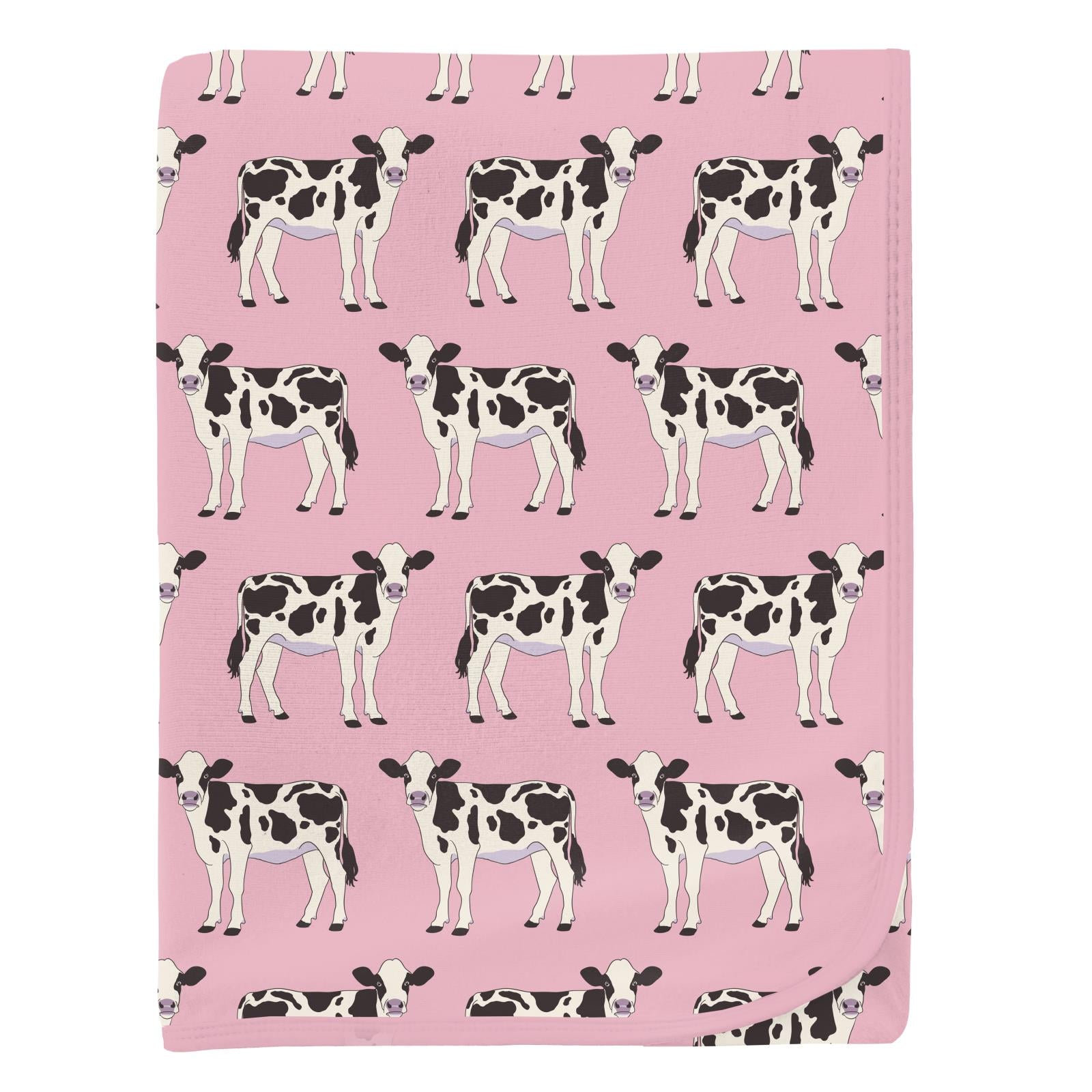 Kickee Pants Swaddling Blanket- Cake Pop Cows-Kickee Pants-Little Giant Kidz