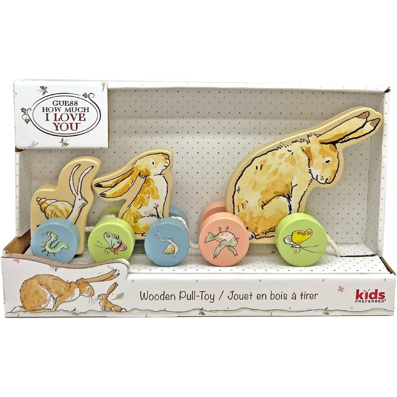 Kids Preferred Guess How Much I Love You Wooden Pull Toy-KIDS PREFERRED-Little Giant Kidz