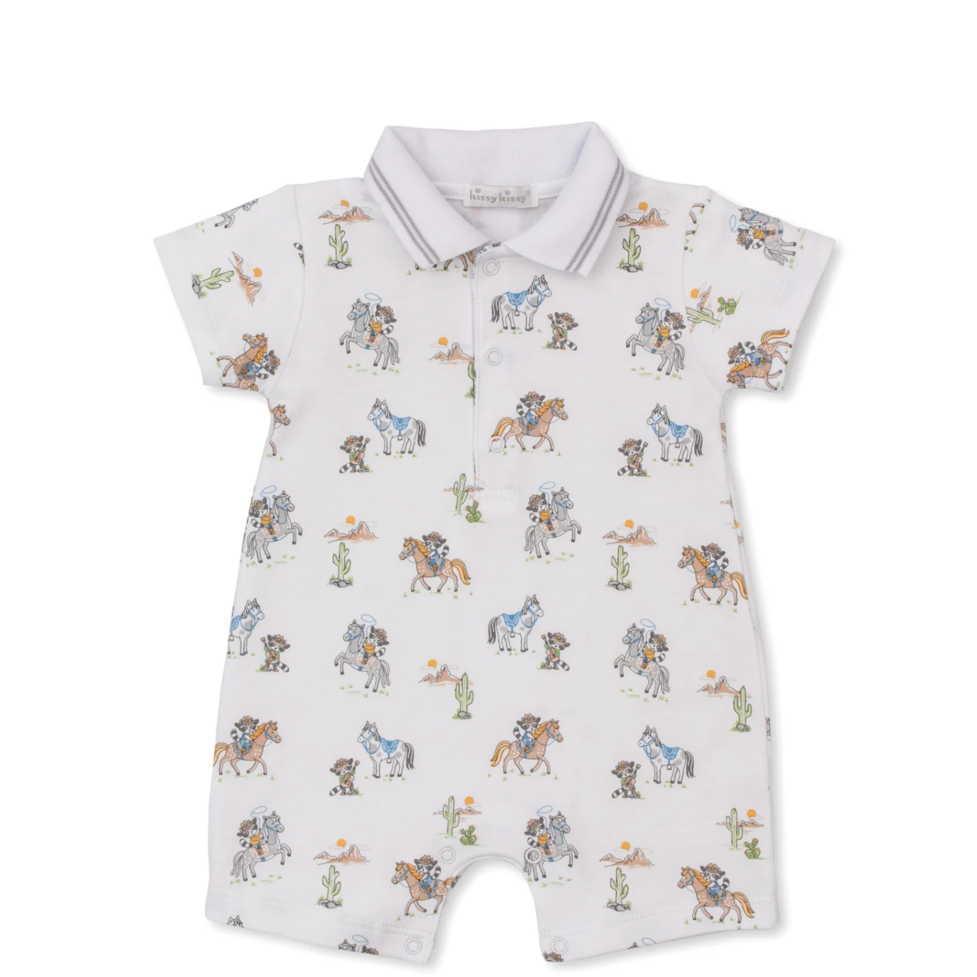 Kissy Kissy Cowpokes Roundup- Short Playsuit-Kissy Kissy-Little Giant Kidz