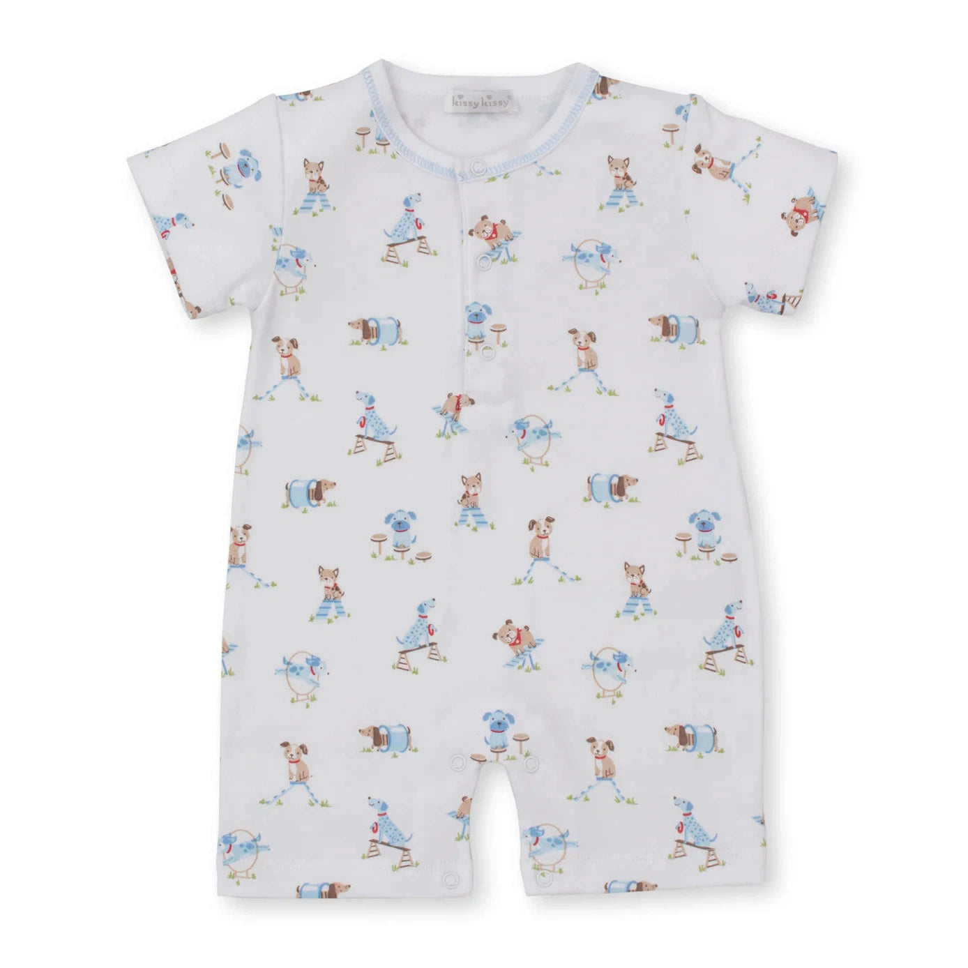 Kissy Kissy Playground Pups-Short Playsuit-Kissy Kissy-Little Giant Kidz