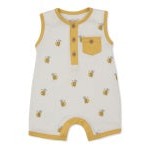 Kissy Kissy Tumbling Bees- Short Playsuit-Sleeveless-Kissy Kissy-Little Giant Kidz