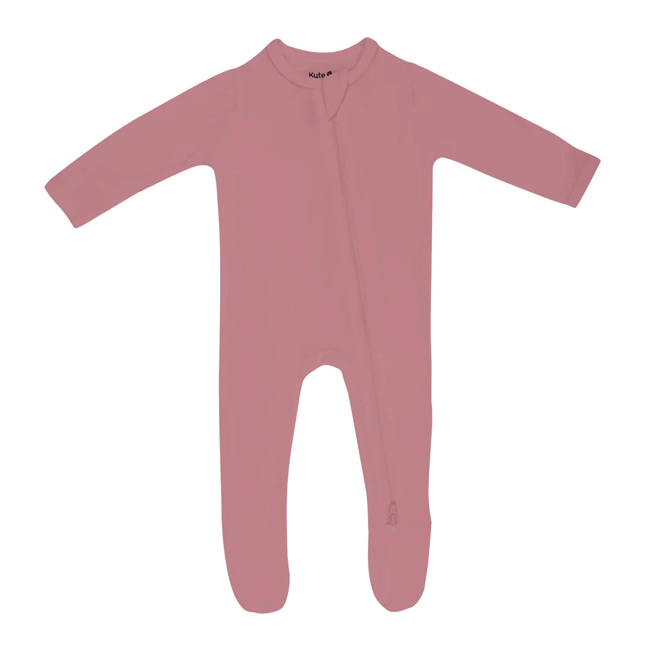 Kyte Baby Dusty Rose Zippered Footie-KYTE BABY-Little Giant Kidz