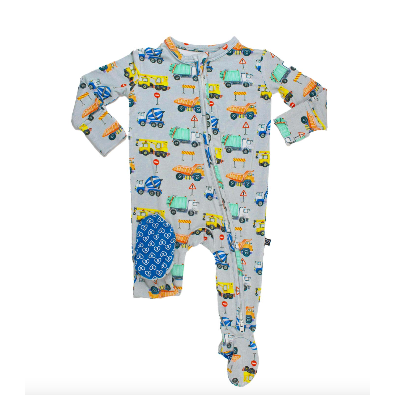 LEV Baby Mark Zippered Footie-LEV Baby-Little Giant Kidz