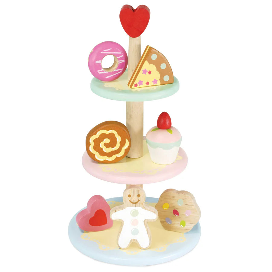 Le Toy Van Three Tier Patisserie Cake Stand-LE TOY VAN-Little Giant Kidz