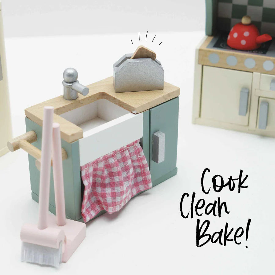 Le Toy Van Wooden Doll House Kitchen Furniture-LE TOY VAN-Little Giant Kidz