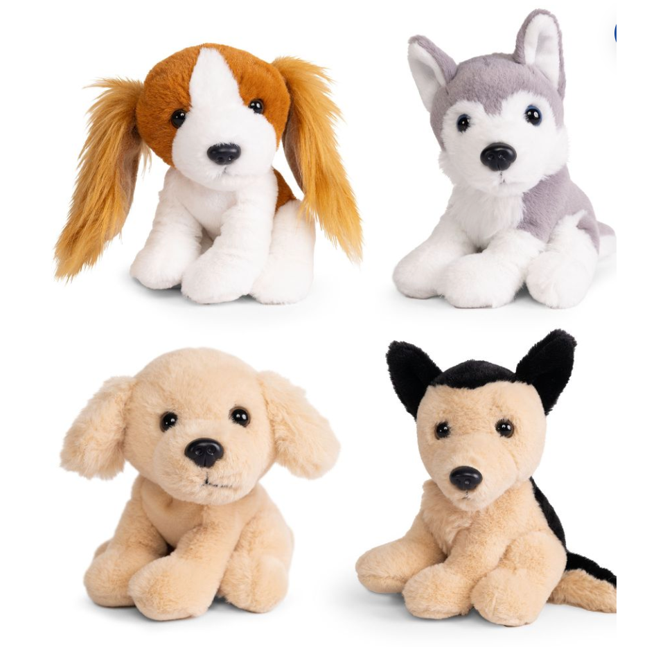 Little Living Nature Dogs Plush Collection - Assorted-Keycraft Global-Little Giant Kidz