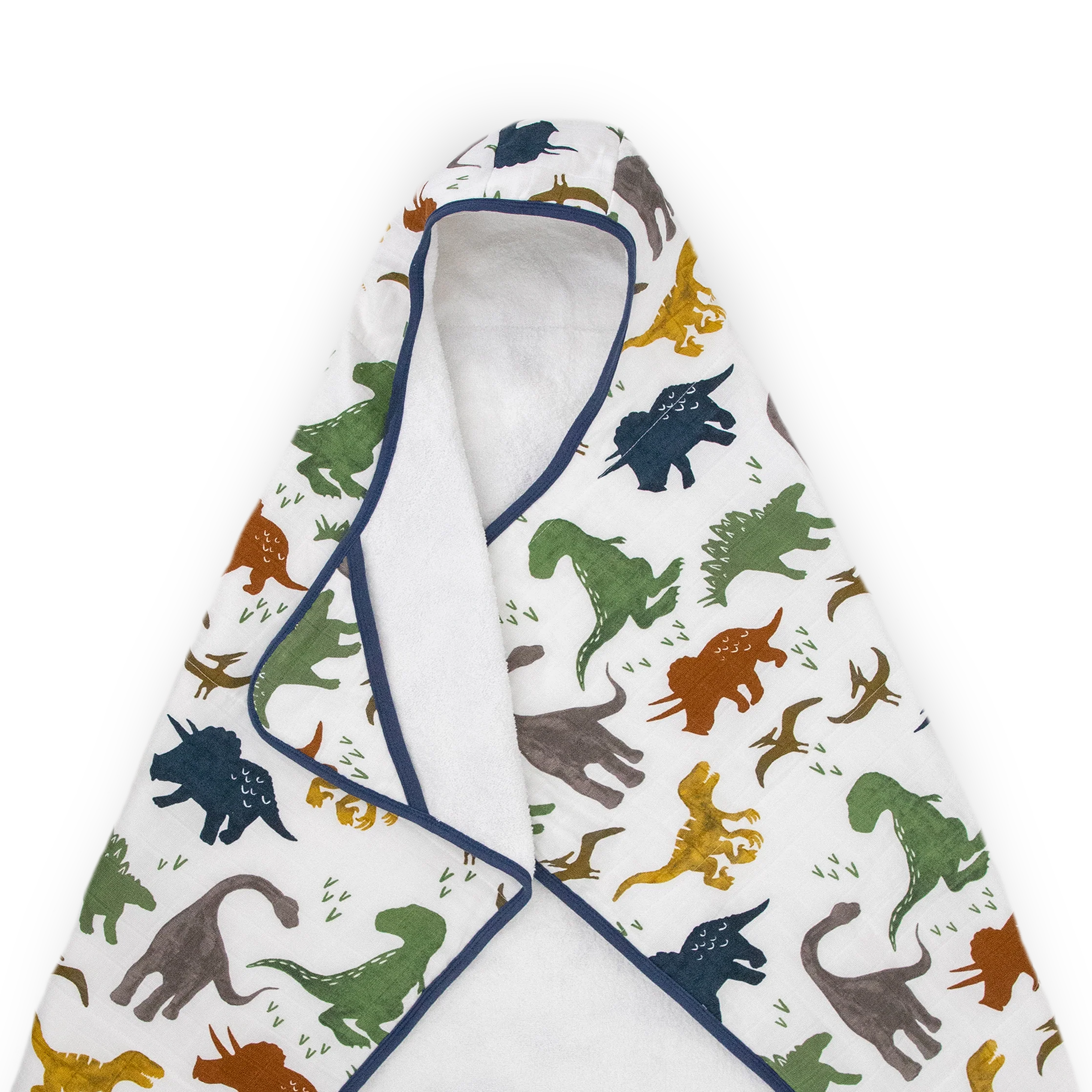 Little Unicorn Dino Friends Toddler Hooded Towel-LITTLE UNICORN-Little Giant Kidz