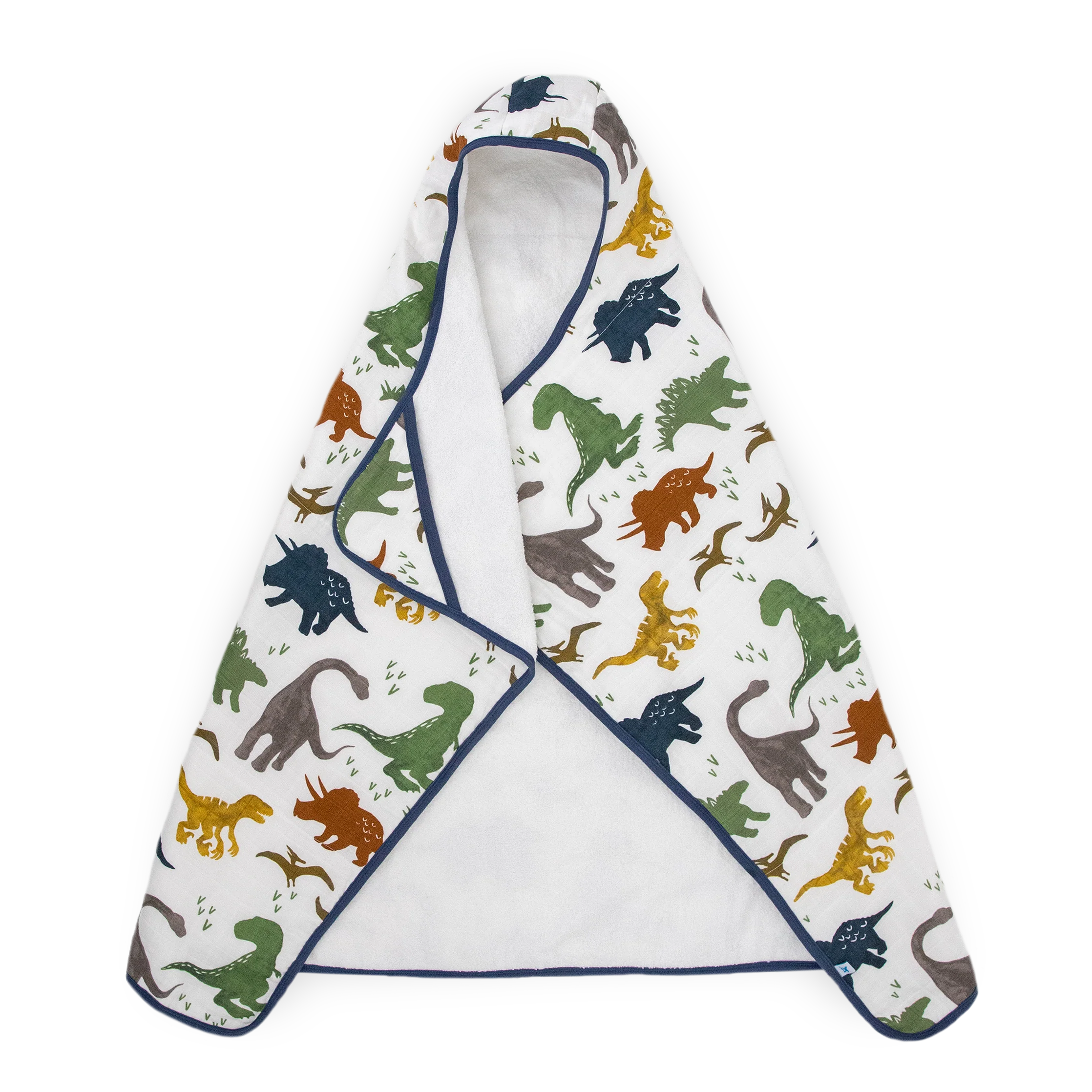 Little Unicorn Dino Friends Toddler Hooded Towel-LITTLE UNICORN-Little Giant Kidz