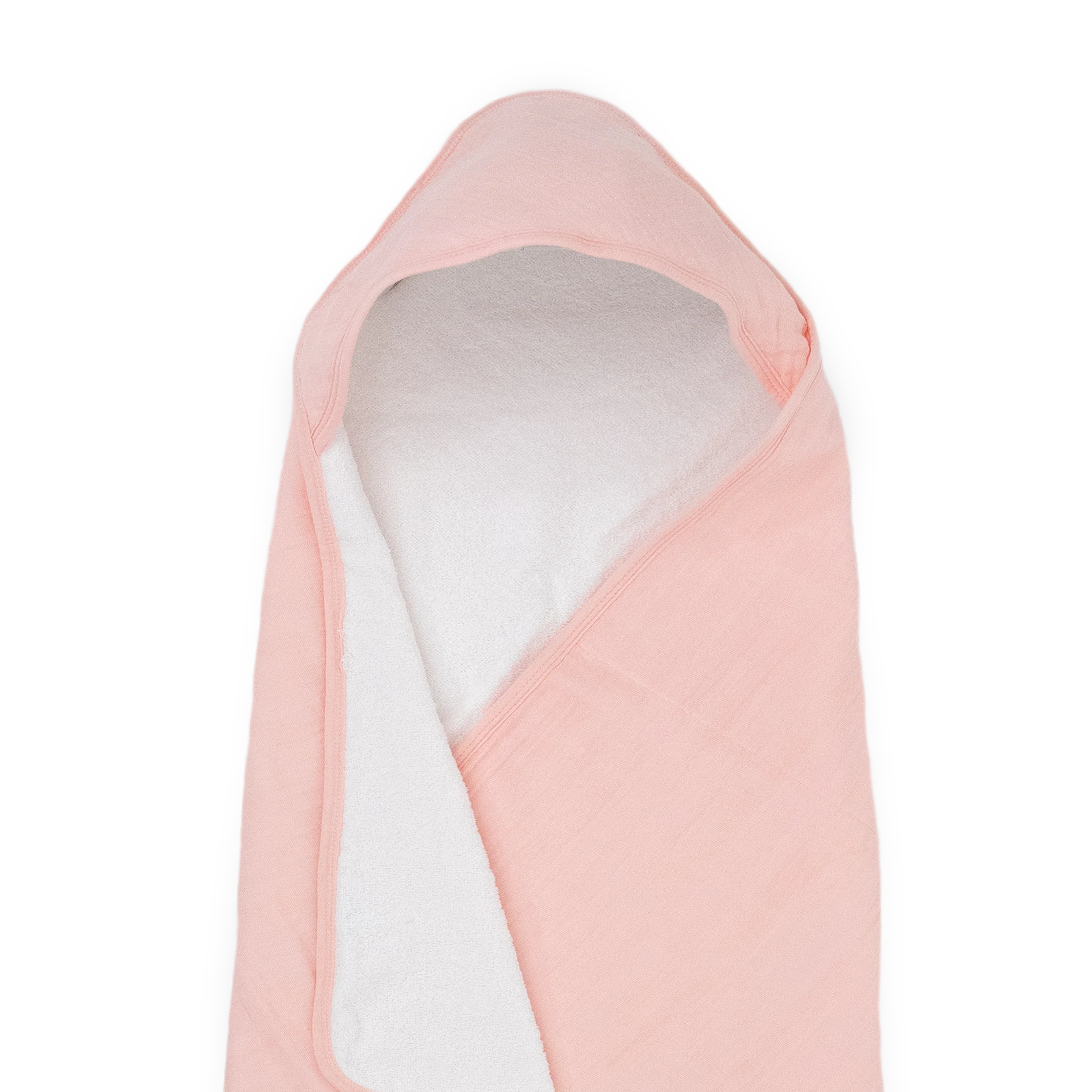 Little Unicorn Rose Petal Infant Hooded Towel-LITTLE UNICORN-Little Giant Kidz