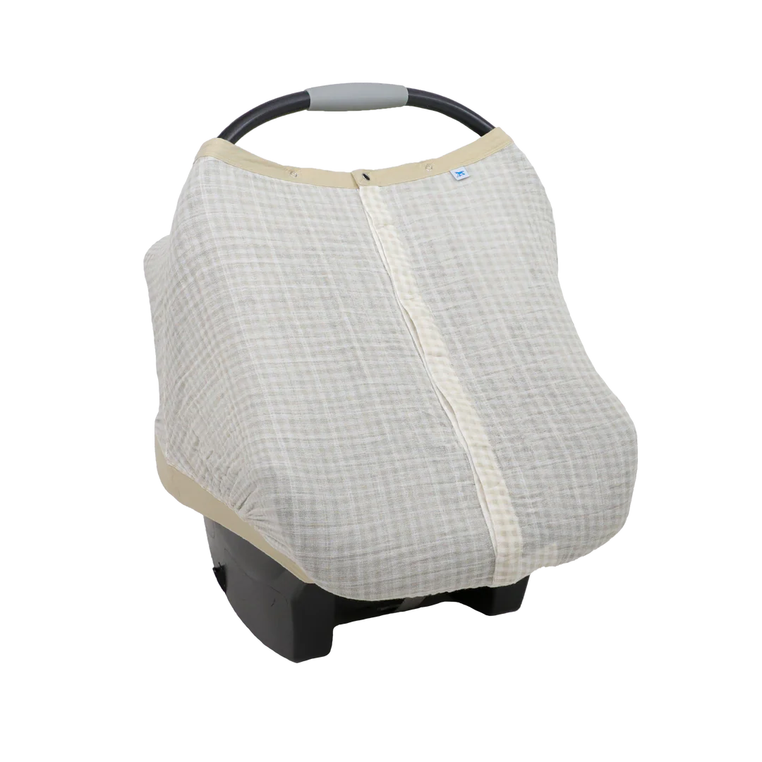 Muslin car seat discount canopy