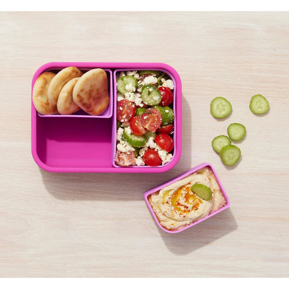 LunchBots Platinum Silicone Medium Build-A-Bento - Reef-LunchBots-Little Giant Kidz