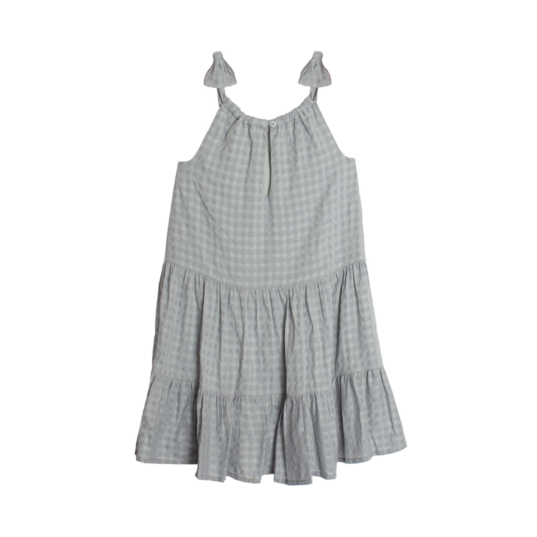 Mabel & Honey Blue Checkmate Dress-MABEL+HONEY-Little Giant Kidz