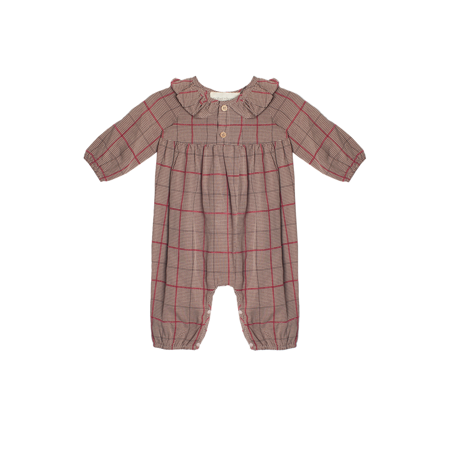 Mabel + Honey Brown Hazel Romper-MABEL+HONEY-Little Giant Kidz