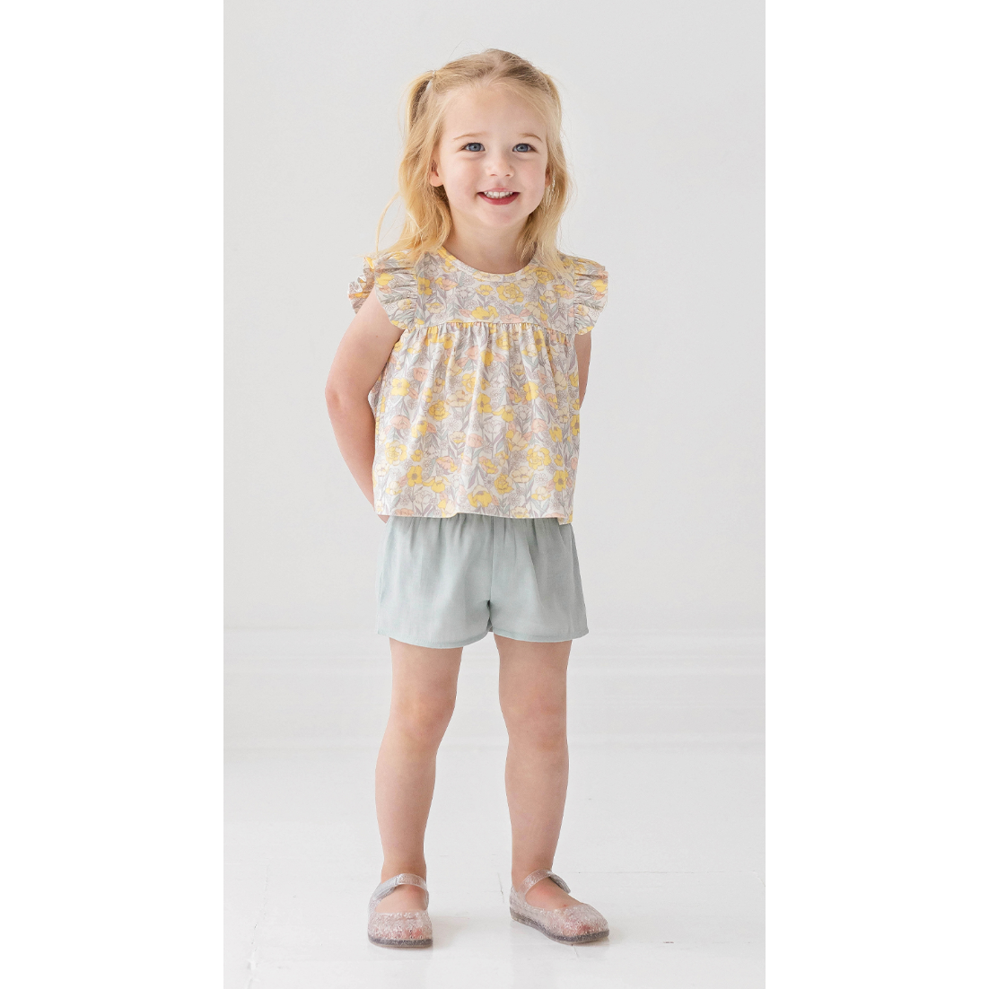 Mabel + Honey Mila 2PC Yellow-MABEL+HONEY-Little Giant Kidz