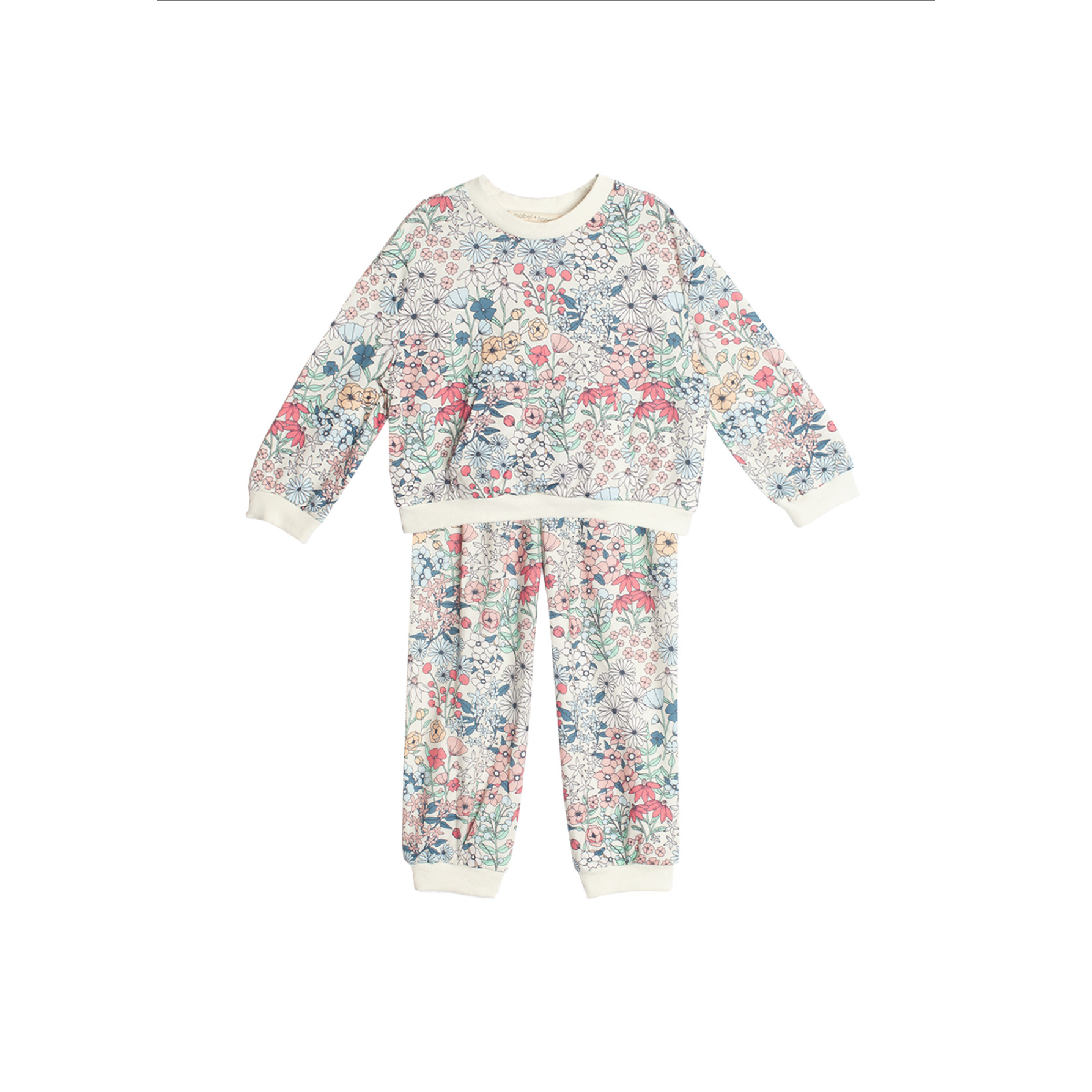 Mabel & Honey Multicolor Melody 2-Piece Set-MABEL+HONEY-Little Giant Kidz