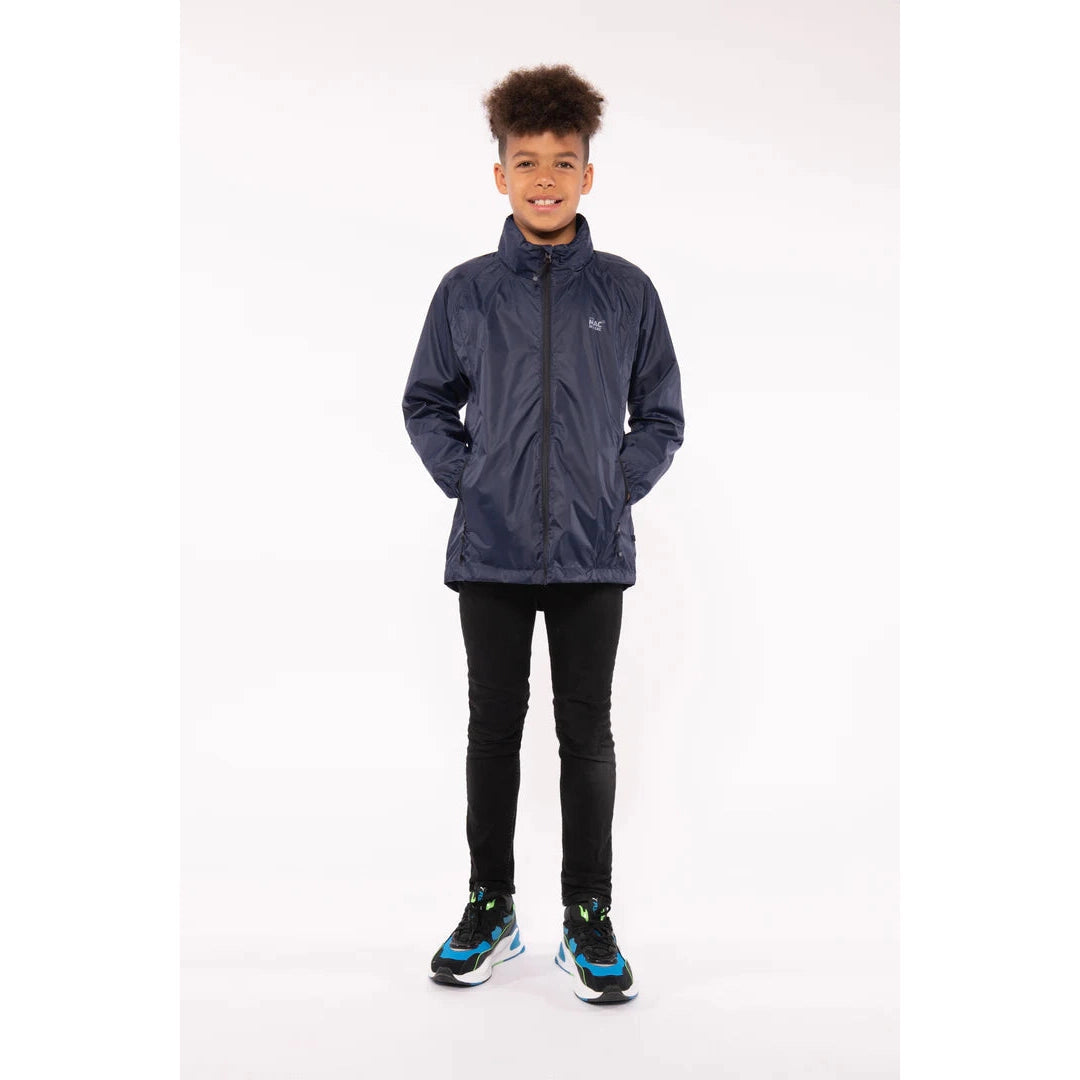 Mac in a Sac Origin Mini Packable Waterproof Jacket - Navy-MAC IN A SAC-Little Giant Kidz