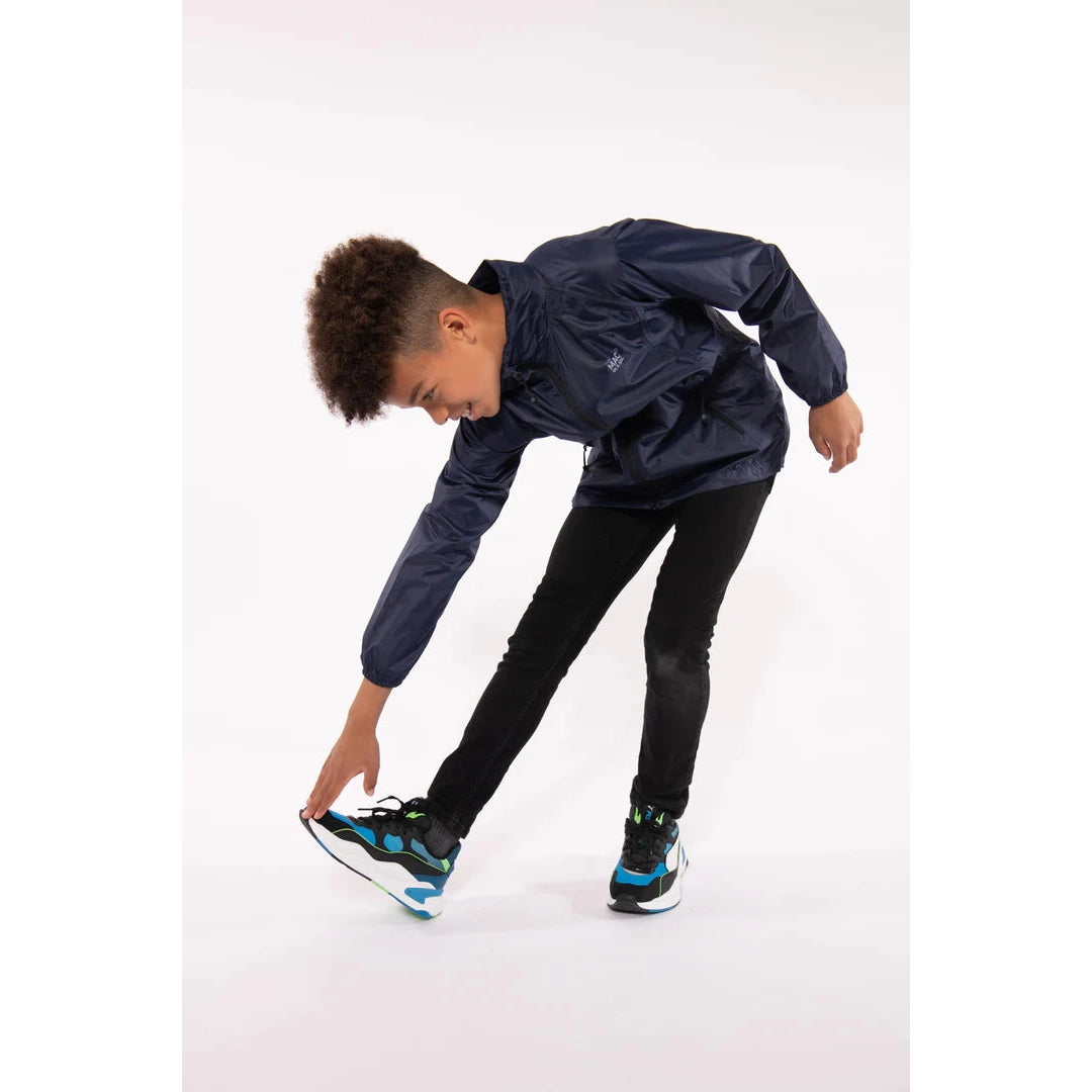 Mac in a Sac Origin Mini Packable Waterproof Jacket - Navy-MAC IN A SAC-Little Giant Kidz