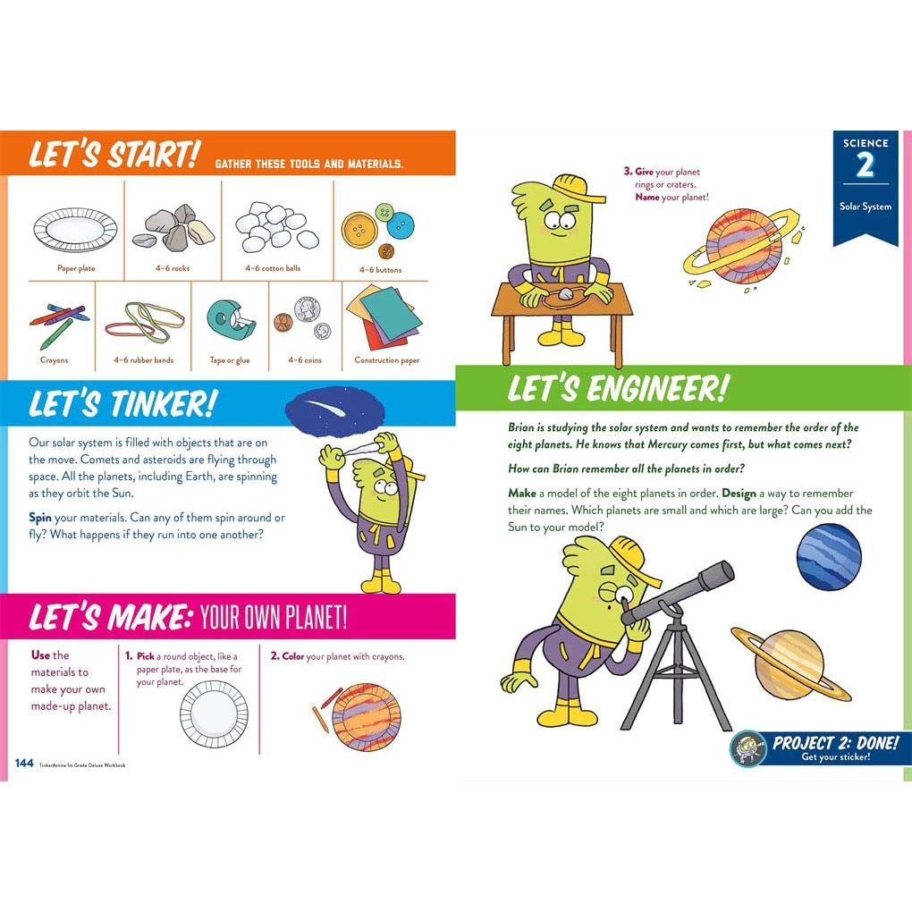 Macmillan Publishers: TinkerActive 3-in-1 Workbook - 1st Grade-MACMILLAN PUBLISHERS-Little Giant Kidz