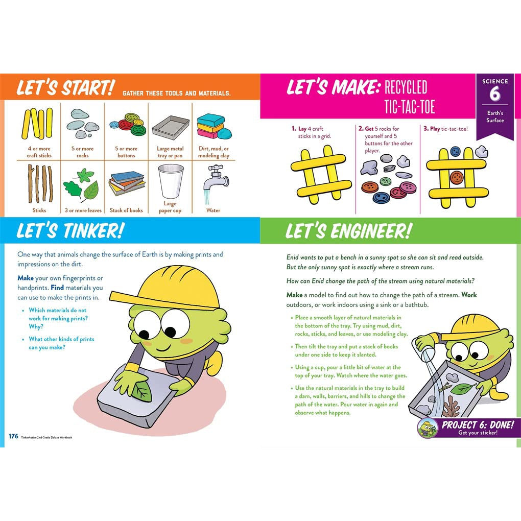 Macmillan Publishers: TinkerActive 3-in-1 Workbook - 2nd Grade-MACMILLAN PUBLISHERS-Little Giant Kidz