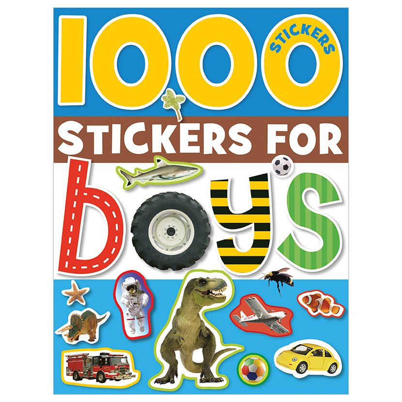 Make Believe Ideas: 1000 Stickers for Boys (Paperback Book)-Make Believe Ideas-Little Giant Kidz