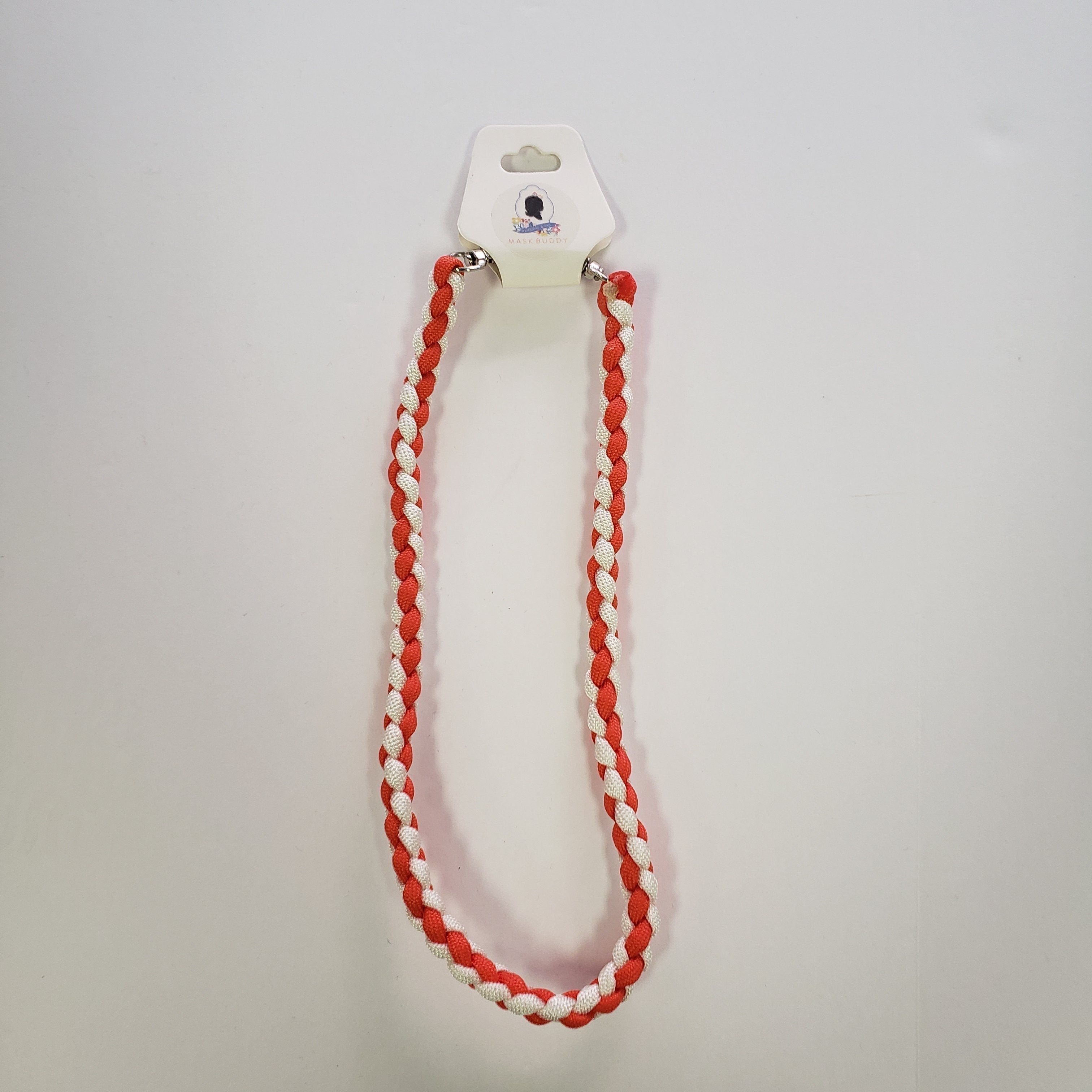 Mask Buddy - Orange/White Rope-Adeline & Co.-Little Giant Kidz