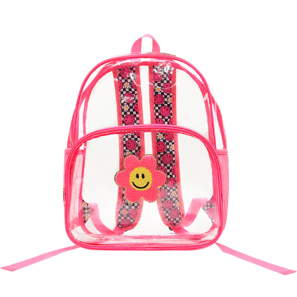 Mavi Bandz Varsity Clear Backpack- Pink-Mavi Bandz-Little Giant Kidz