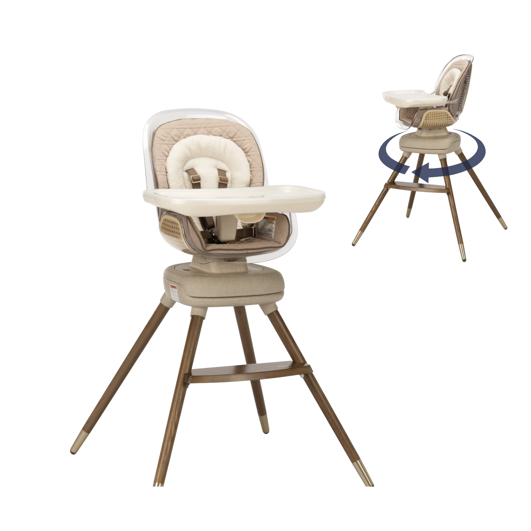 Maxi-Cosi Kiskadee 360° Rotating High Chair - Natural Heritage-MAXI-COSI-Little Giant Kidz