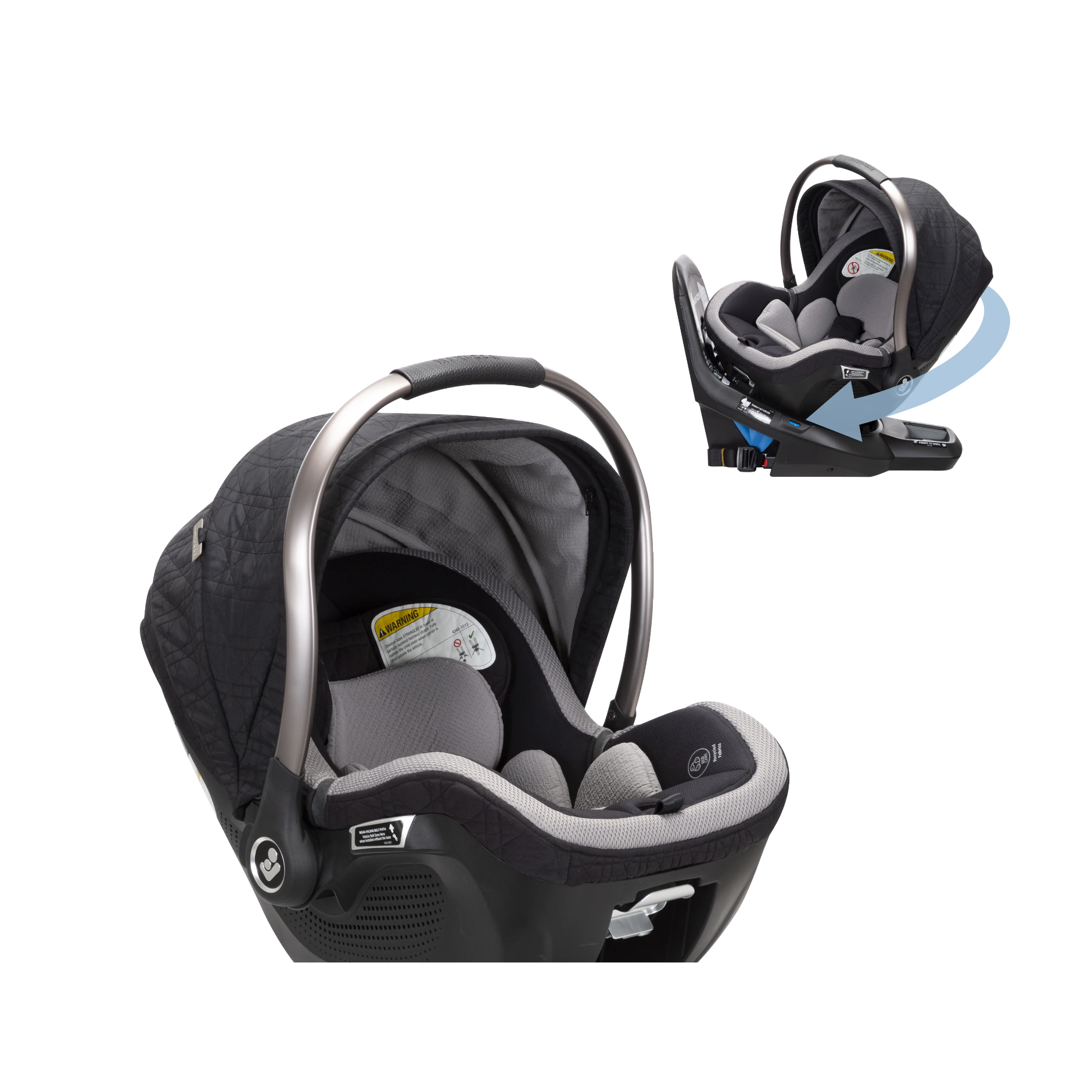 Maxi-Cosi Peri™ 180° Rotating Infant Car Seat - Onyx Heritage-MAXI-COSI-Little Giant Kidz