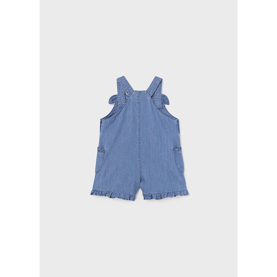 Mayoral Baby Denim Romper-MAYORAL-Little Giant Kidz