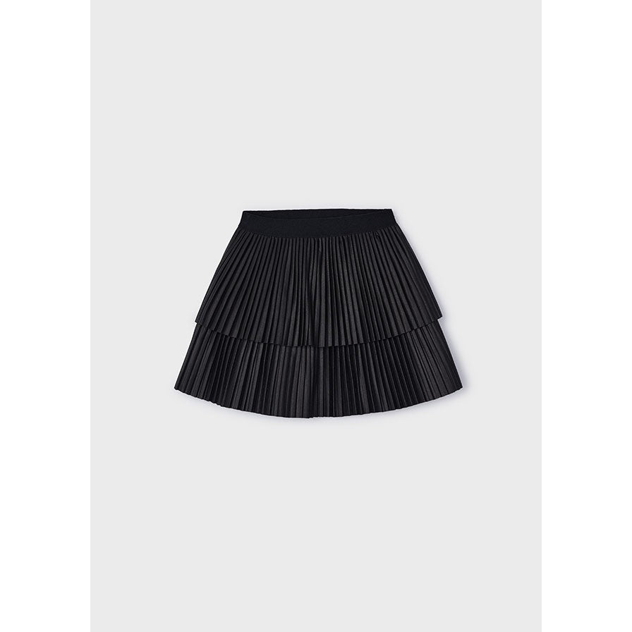 Mayoral Black Pleated Skirt-MAYORAL-Little Giant Kidz