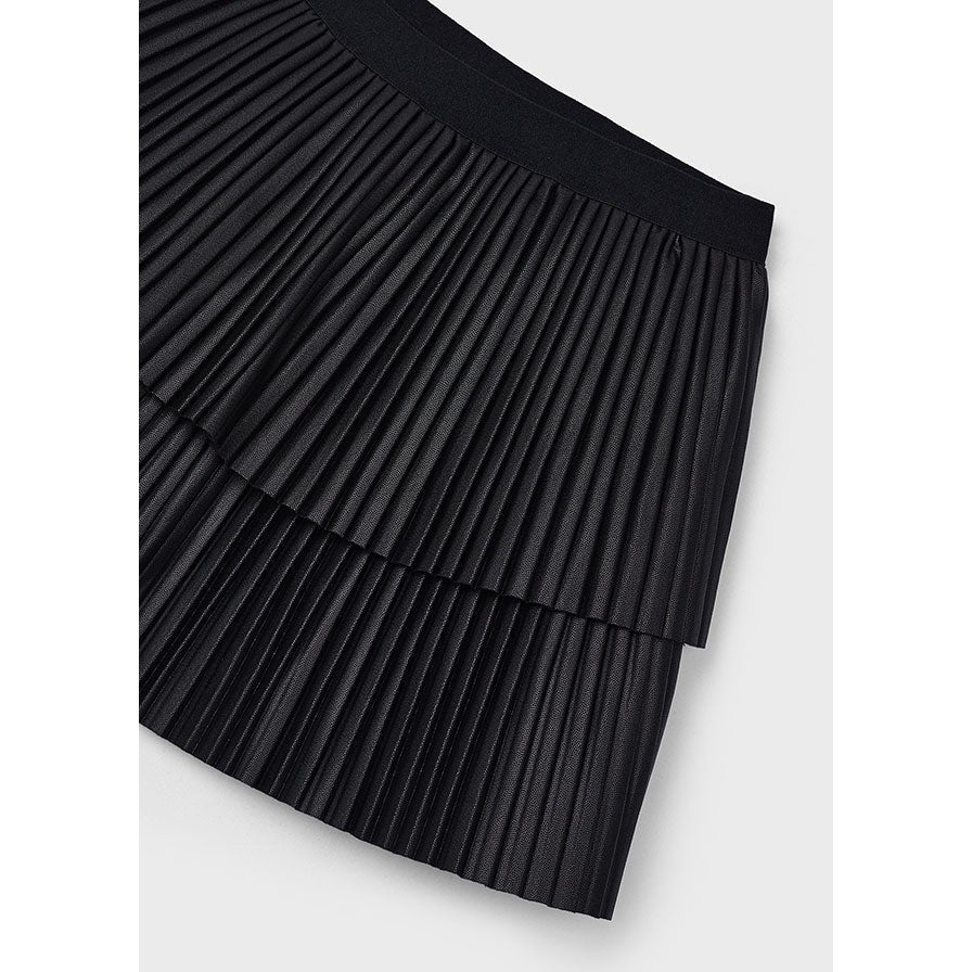 Mayoral Black Pleated Skirt-MAYORAL-Little Giant Kidz